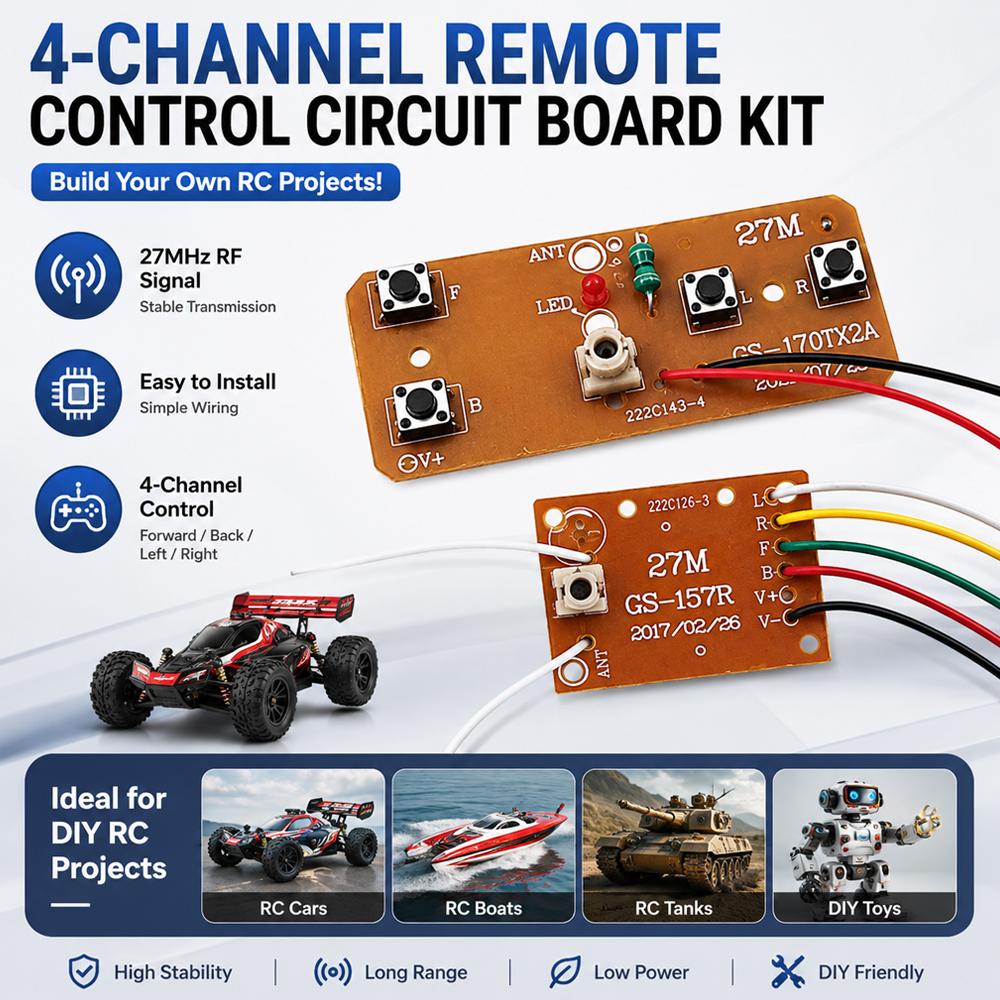 Joystick Rc Drone - 27MHz Remote Control Kit 4CH Wireless