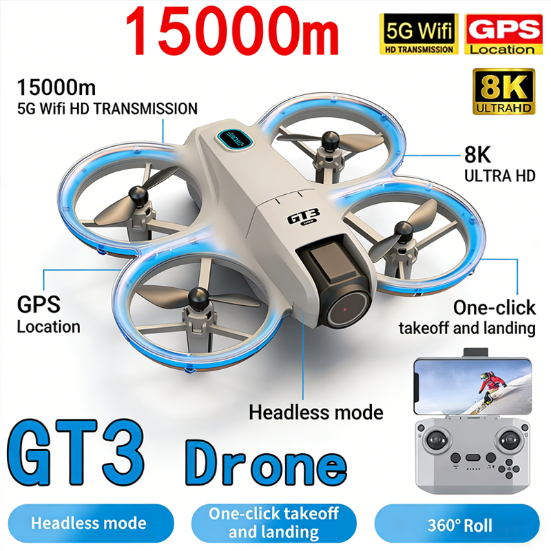 New GT3 MAX Drone 8K HD Aerial - огляд і ціна Drone Pro Rc Ufo