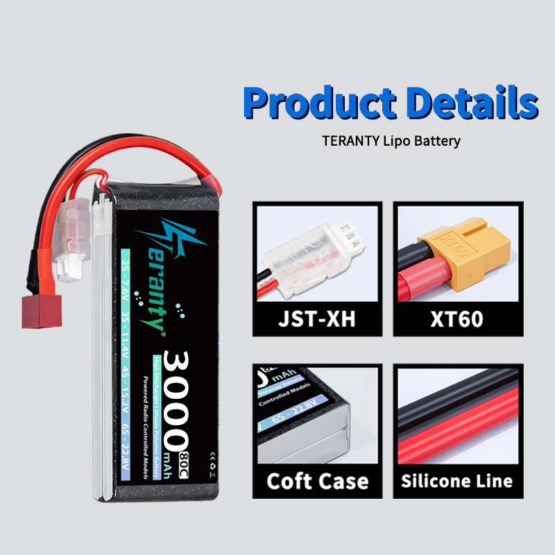 TERANTY 2S 3000mAh Lipo Batter - огляд і ціна Drone Rcs