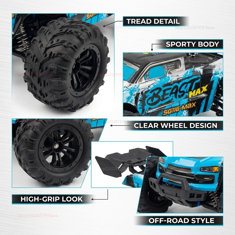 SG116‑MAX/PRO 4WD Remote Contr - огляд і ціна Drone Or Rc Car