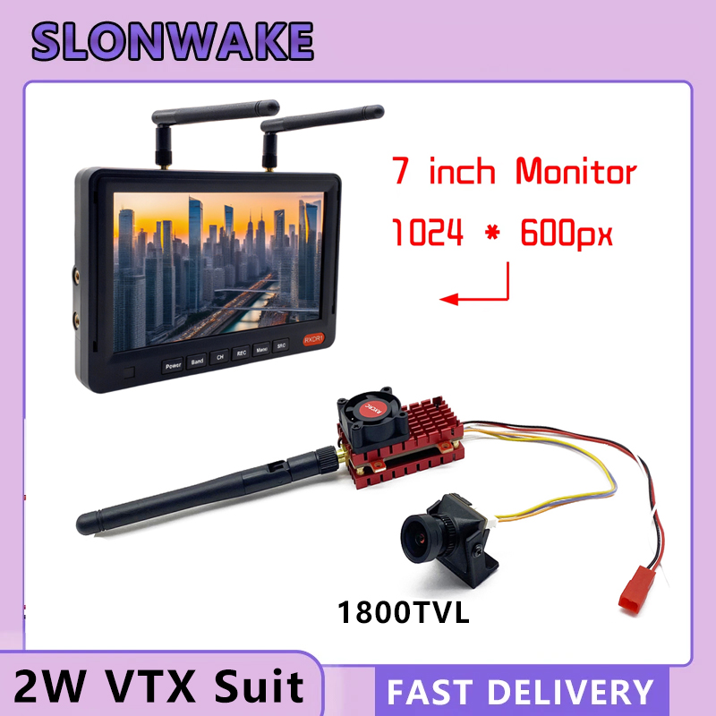 SLONWAKE 5.8G 2W VTX FPV 1800T - огляд і ціна Joystick Rc Drone