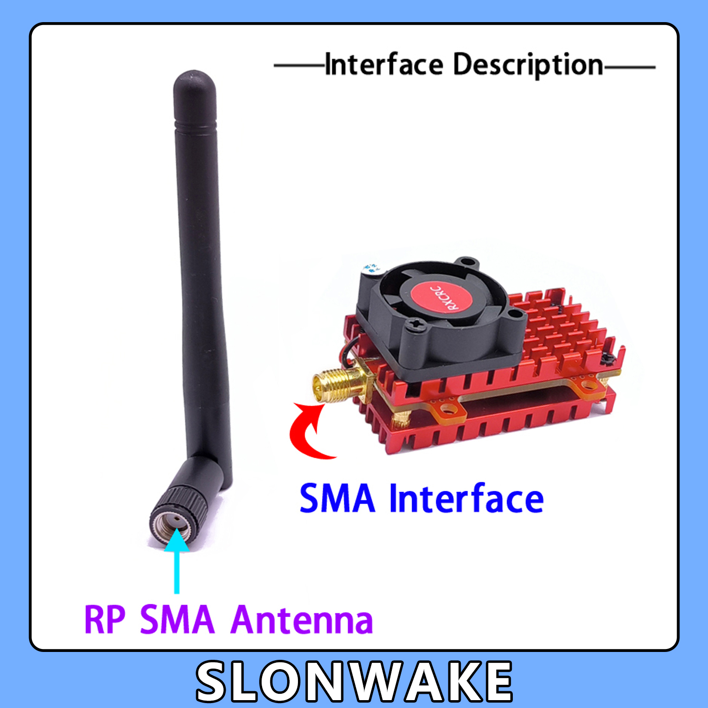 SLONWAKE 5.8G 2W VTX FPV 1800T - огляд і ціна Joystick Rc Drone