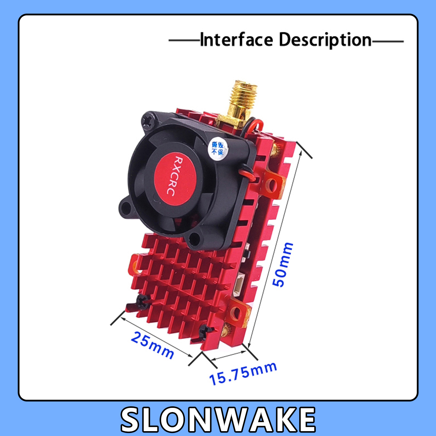 SLONWAKE 5.8G 2W VTX FPV 1800T - огляд і ціна Joystick Rc Drone