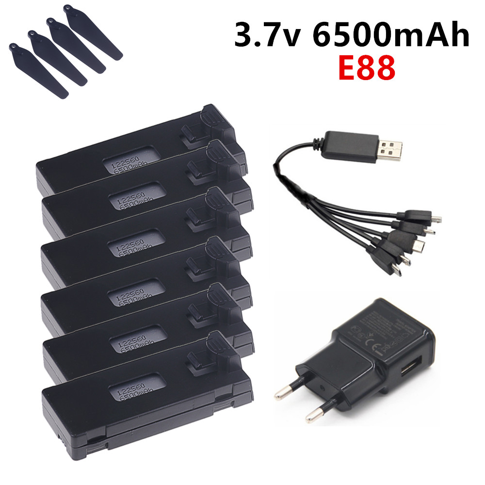 3.7V 6500mAh Lipo Battery For  - огляд і ціна Drone Rc E99 K3