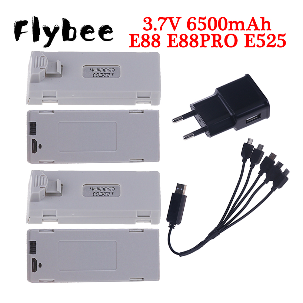 Original E88 Battery 3.7V 6500 - огляд і ціна Drone Rcs