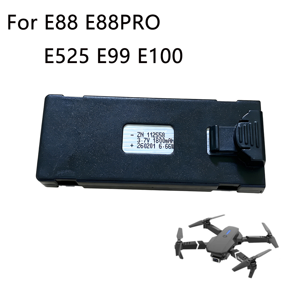 E88 Drone Battery 3.7V 1800mAh - огляд і ціна Drone Rc E99 K3