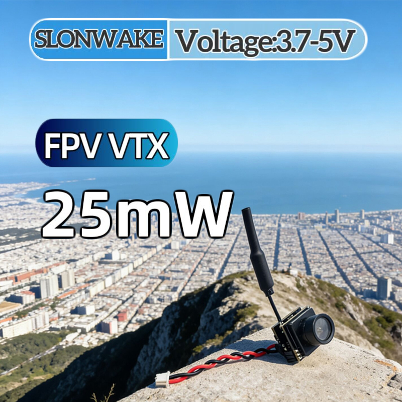 SLONWAKE FPV 25mW power simula - огляд і ціна Drone Rc Controller And Receiver