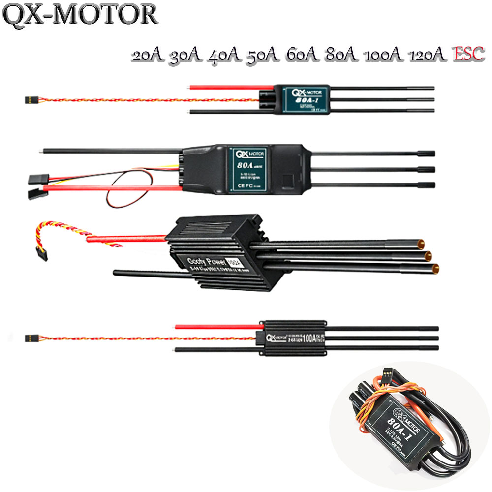 20A-120A Brushless ESC Speed C - огляд і ціна Drone Rcs