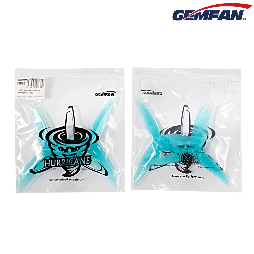 10Pairs (10CW + 10CCW) Gemfan  - огляд і ціна Drone Rcs