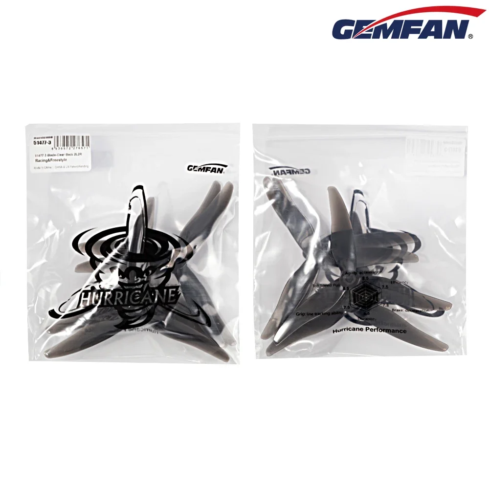 10Pairs (10CW + 10CCW) Gemfan  - огляд і ціна Drone Rcs