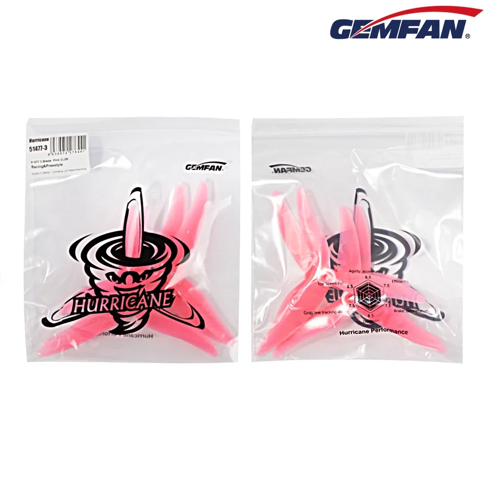 10Pairs (10CW + 10CCW) Gemfan  - огляд і ціна Drone Rcs