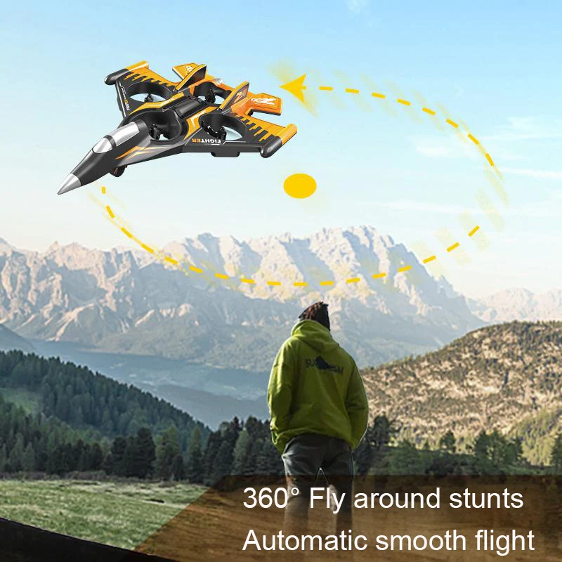 2.4GHz 4 Channel RC Aircraft D - огляд і ціна Drone Rc Fighter Jet