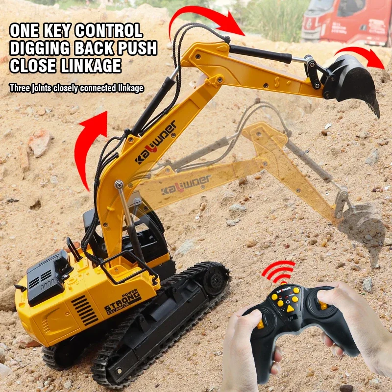 Huina Rc Excavator 1/24 9Ch Re - огляд і ціна Drone Or Rc Car