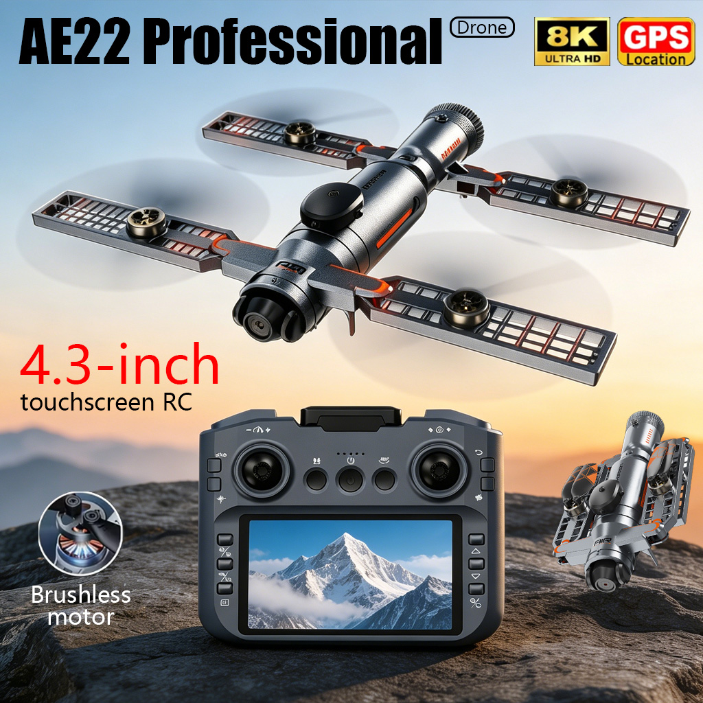 Upgraded AE22 PRO MAX Foldable - огляд і ціна Drone Rc Price