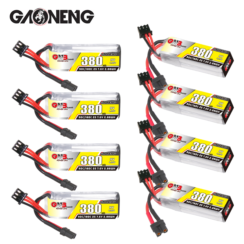 GNB 2S 7.6V 380mAh 90C/180C Li - огляд і ціна Drone Rc Race