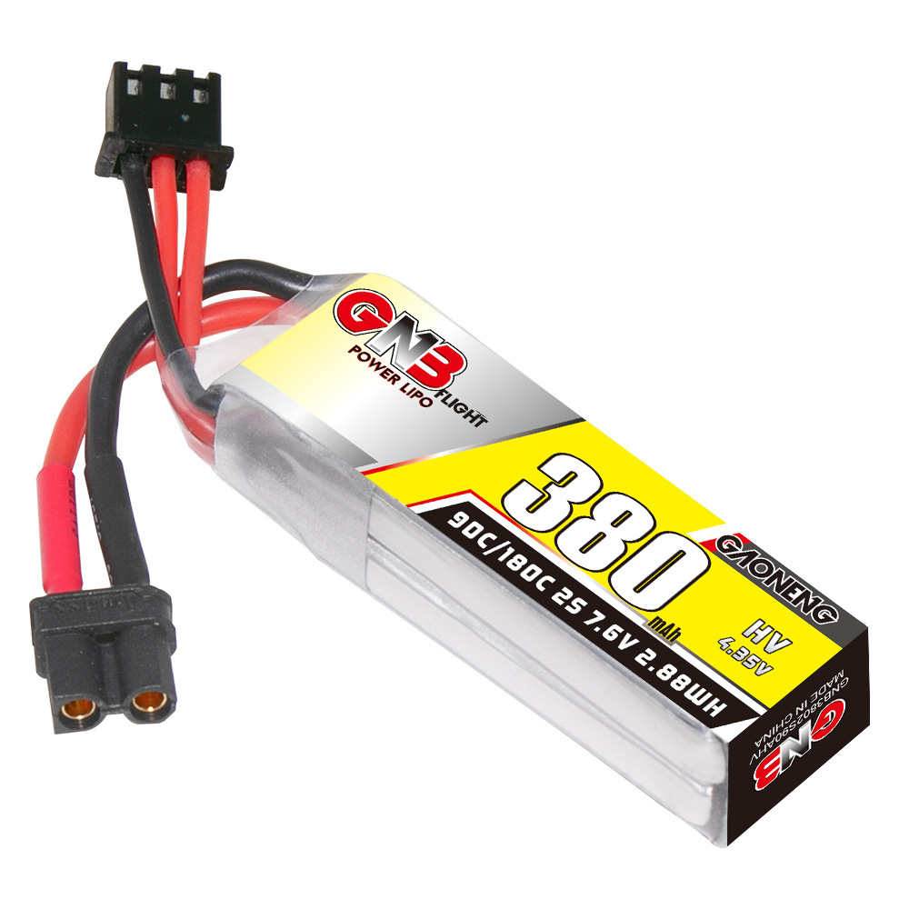 GNB 2S 7.6V 380mAh 90C/180C Li - огляд і ціна Drone Rc Race