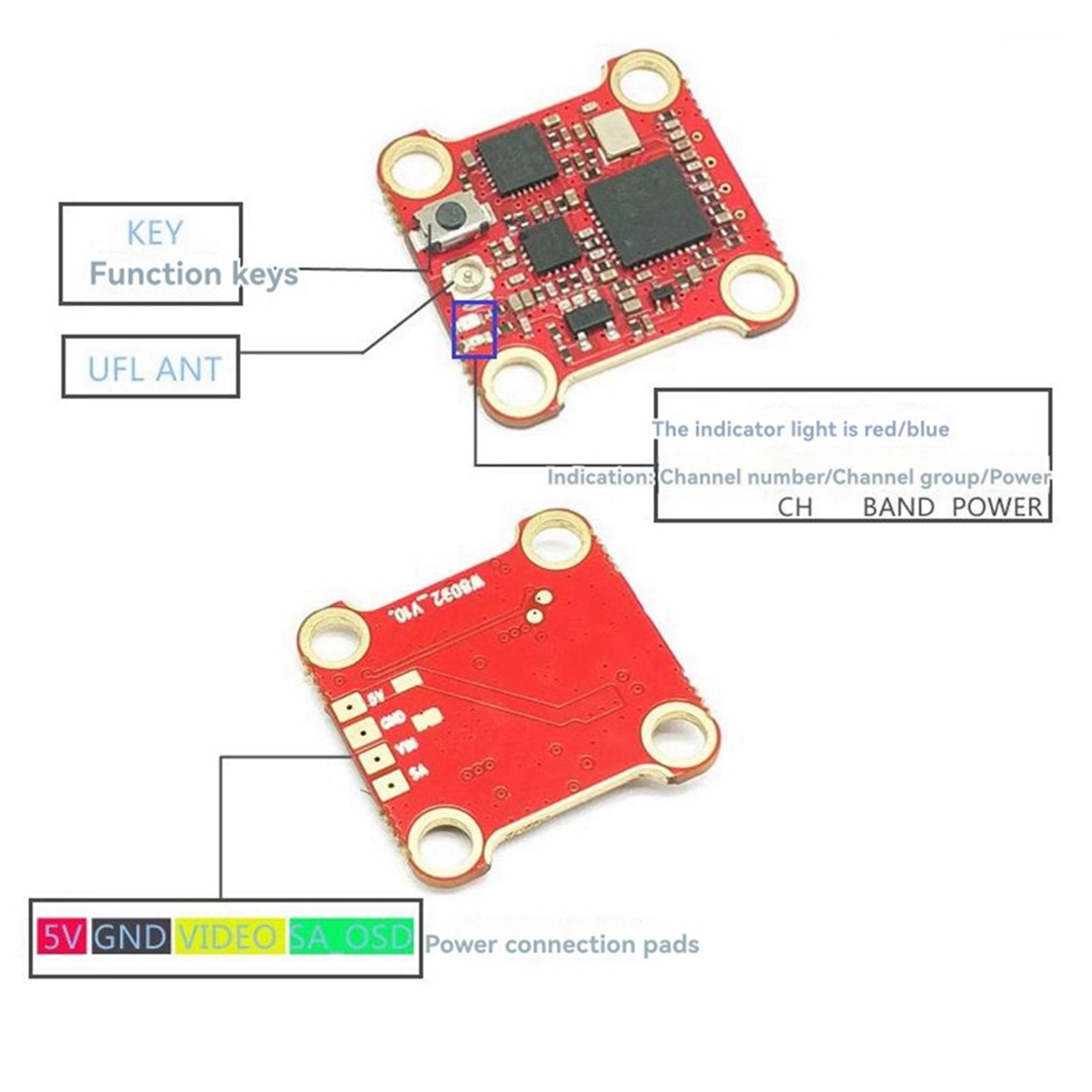 【HOT-PRICE!】2X 5.8G 400Mw VTX  - огляд і ціна Drone Rc Price