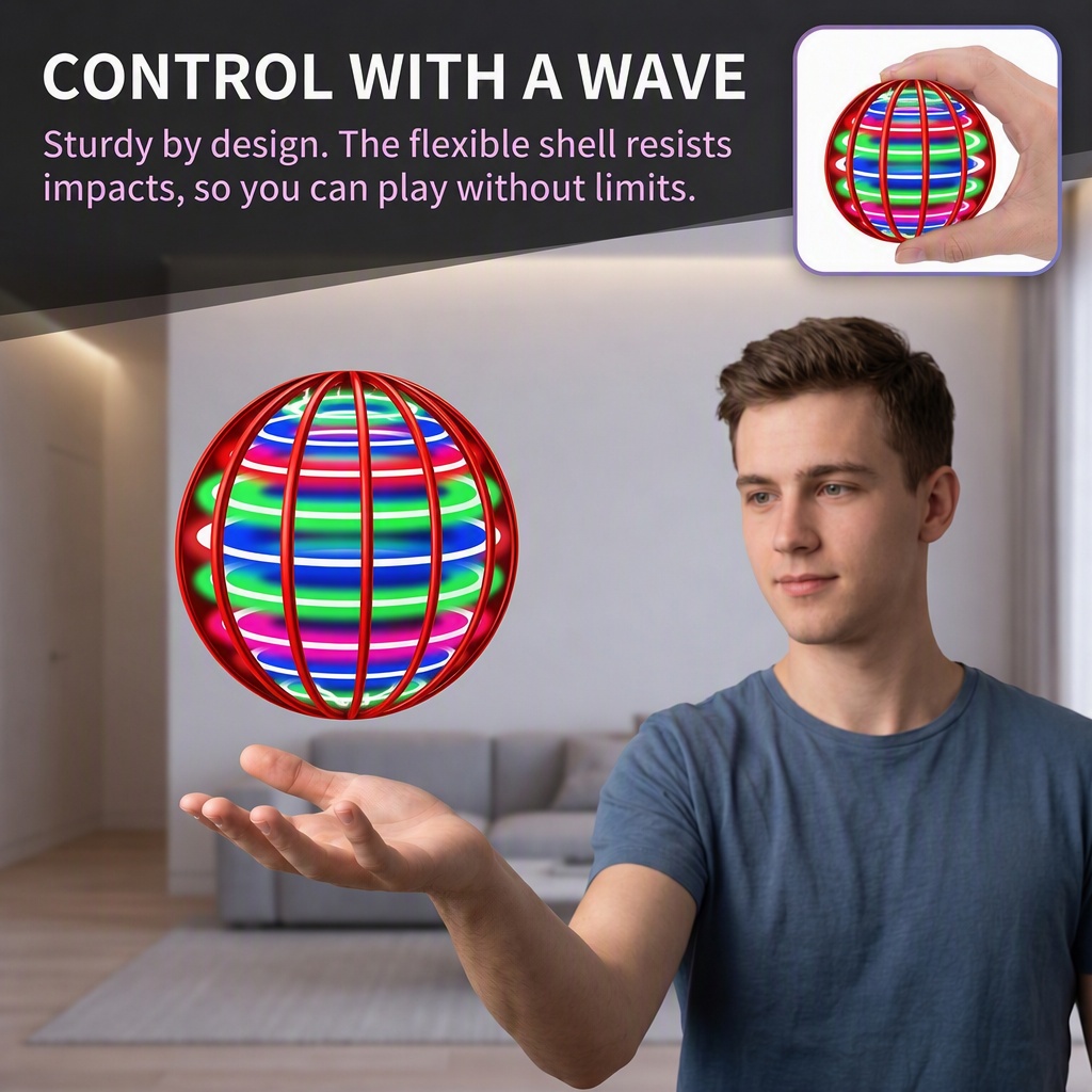 Magic Hand Control Flying Ball - огляд і ціна Drone Pro Rc Ufo