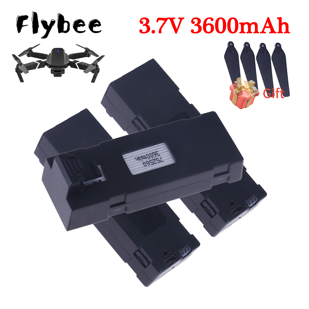 3.7V 3600mAh Upgrade E88 Batte - огляд і ціна Drone Rc E99 K3