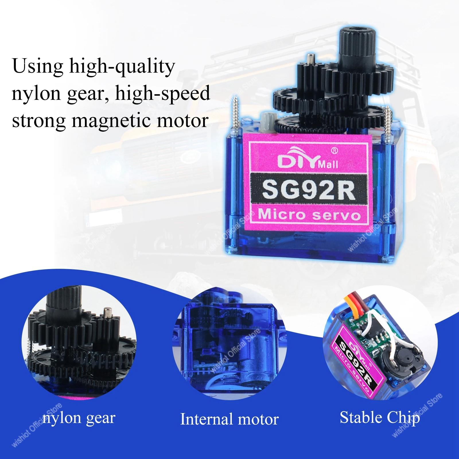 SG92R Micro Servo Motor 4.8-6V - огляд і ціна Drone Rcs