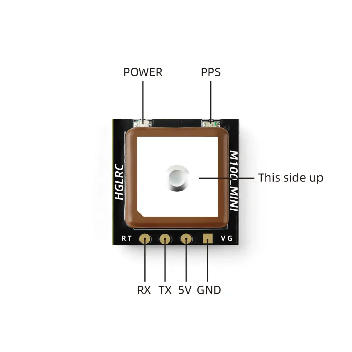 HGLRC M100 MINI GPS Module M10 - огляд і ціна Drone Rc Race