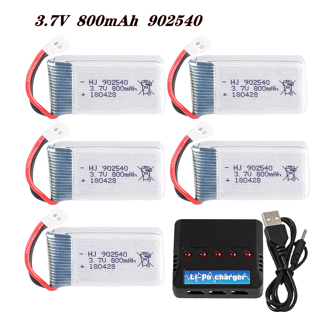 3.7V 800mAh 902540 25C Lipo Ba - огляд і ціна Drone Rcs